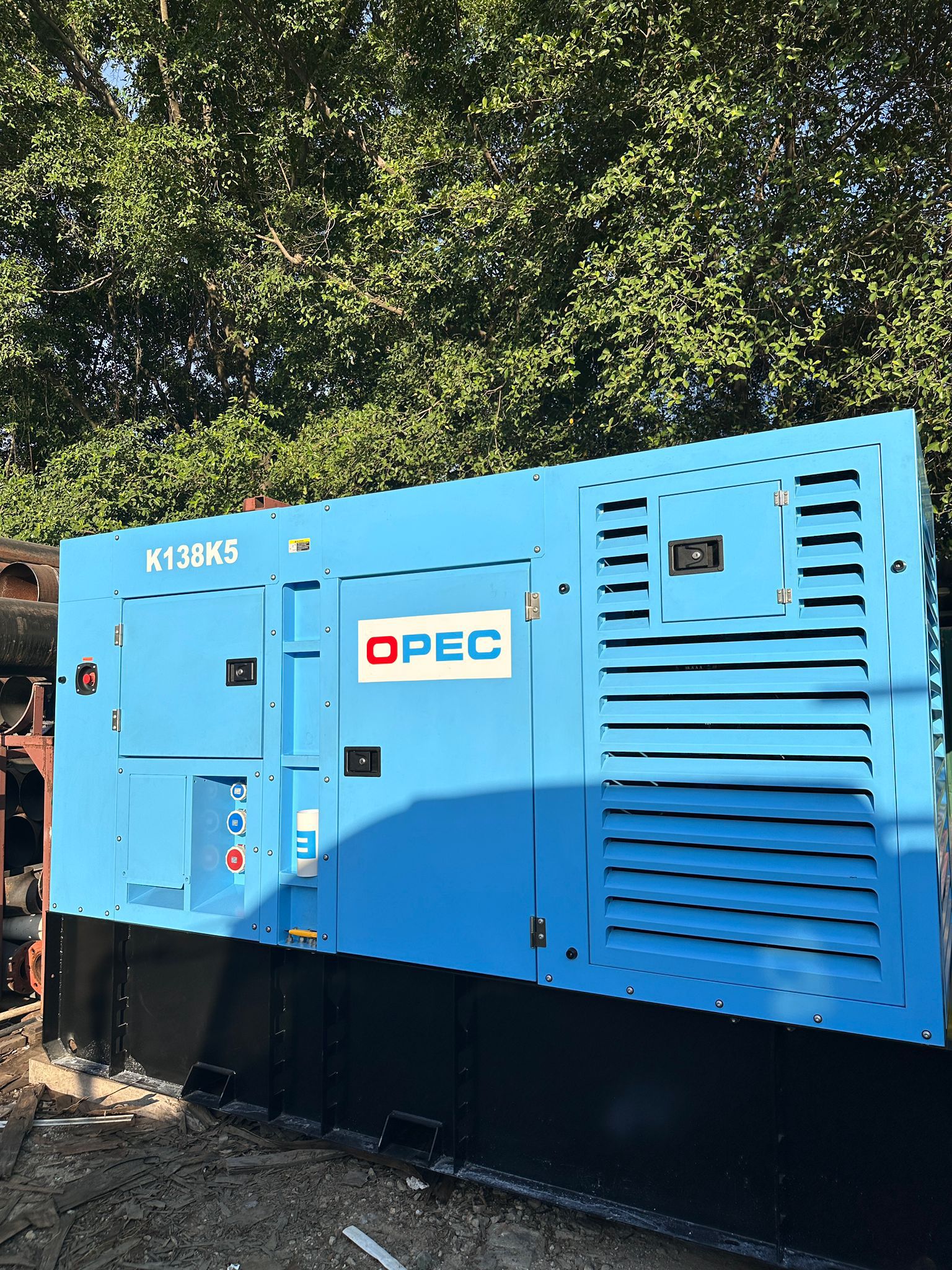 OPEC K138K5 Green Generator – Front View