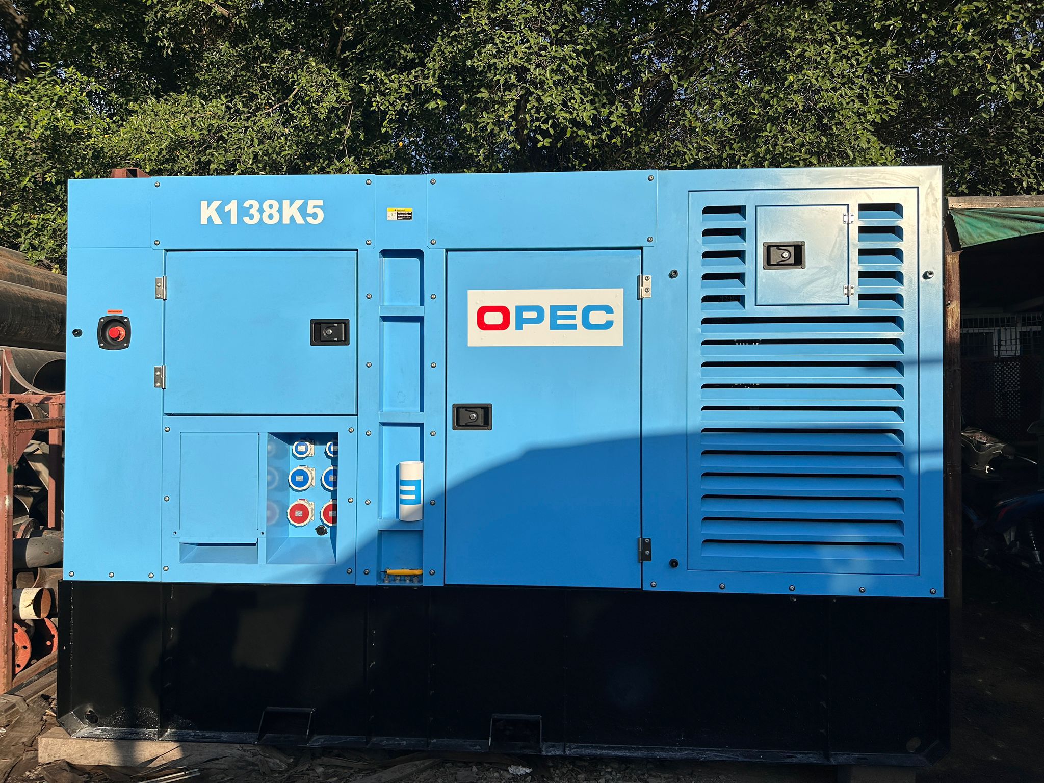 OPEC K138K5 Green Generator Side View